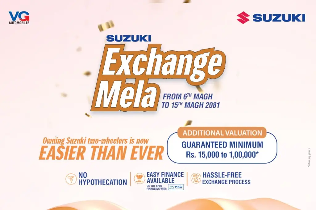 Suzuki Bikes Exchange Mela 2081: Upgrade Your Ride Hassle-Free!