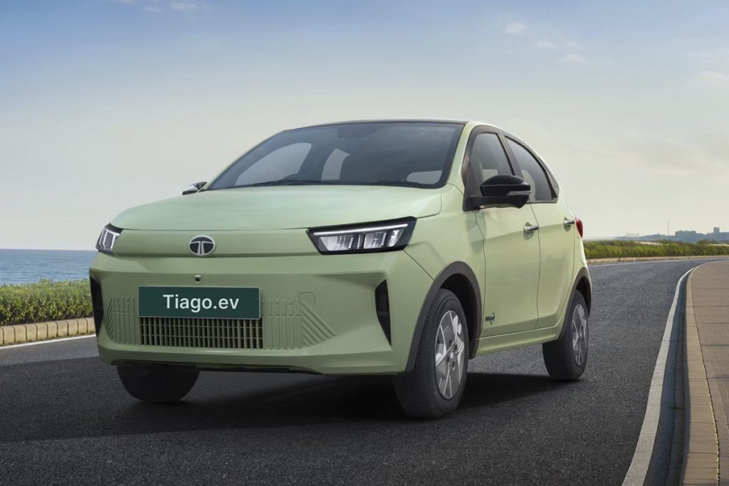Tata Tiago EV Facelift Unveiled With 6 Airbags and 360-Degree Camera